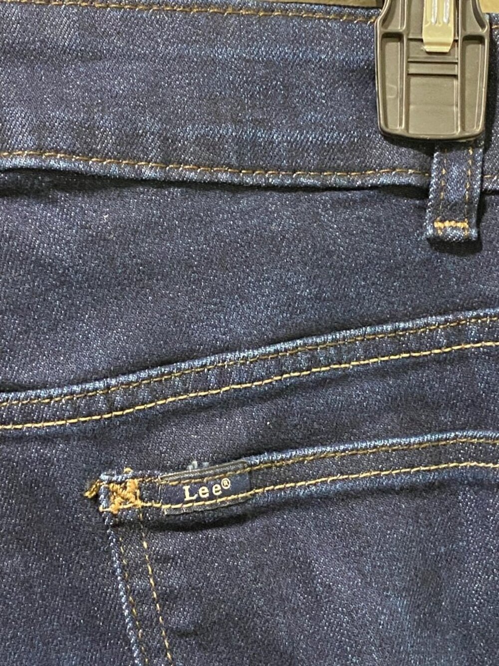 Lee Legendary Plus Straight Leg Jeans Women 28W Mid Rise Dark Blue NWT - Picture 6 of 13